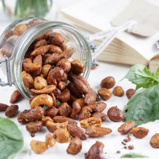 Szechuan Spiced Nuts - Recipe photo by Francoise La Prune