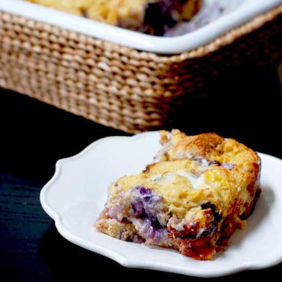 Overnight Blueberry French Toast - Recipe photo by evabakes