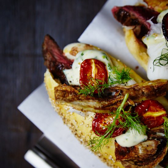 Hot Dog w/ Bearnaise - Recipe photo by madetmere