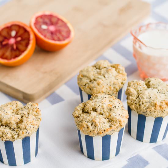 Blood Orange Poppy Seed Muffins - Recipe photo by prairiecalifornian