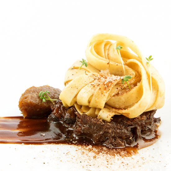 Fresh Pasta, Oxtail, Onions, Anise - Recipe photo by savorynothings