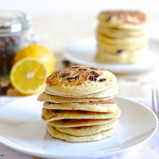Lemon and Raisin Pancakes - Recipe photo by CharlottesLivelyKitchen