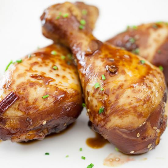 Marinated chicken legs - Recipe photo by ohmydish