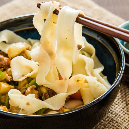 Easy Hand-Pulled Noodles - Recipe photo by omnivorescookbook
