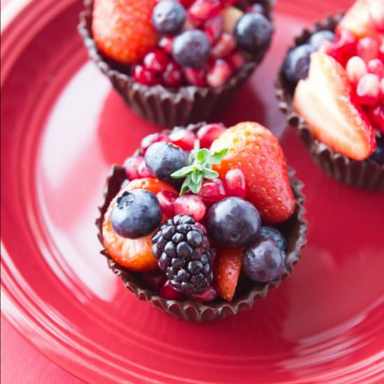 Healthy Chocolate Cups - Recipe photo by yurielkaim