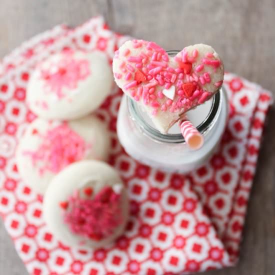 Almond Sprinkle Cookies - Recipe photo by kneadtocook