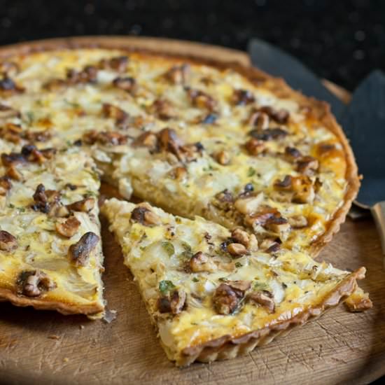 Fennel, Walnut and Brie Tart - Recipe photo by Suzanneper