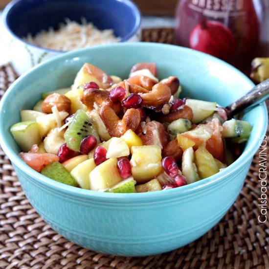 Tropical Winter Fruit Salad - Recipe photo by carlsbadcravings