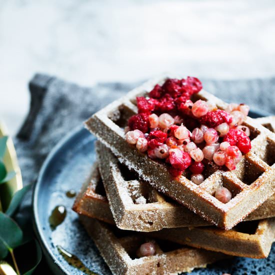Buckwheat Waffles - Recipe photo by ModernWifestyle