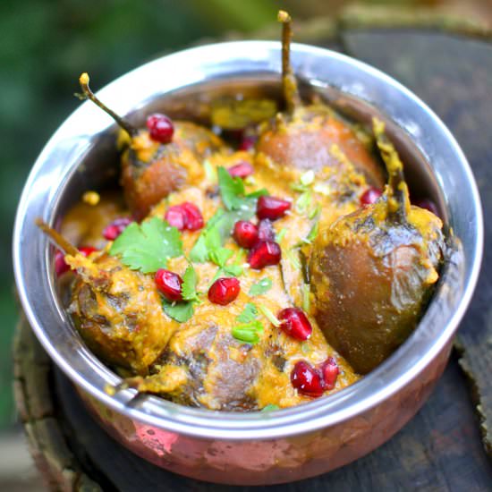 Hyderabadi Bagara Baingan - Recipe photo by spiceinthecity