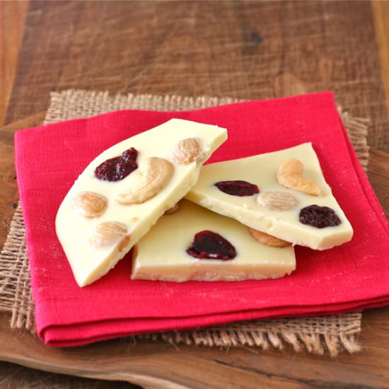 White Chocolate Bark - Recipe photo by Lizthechef