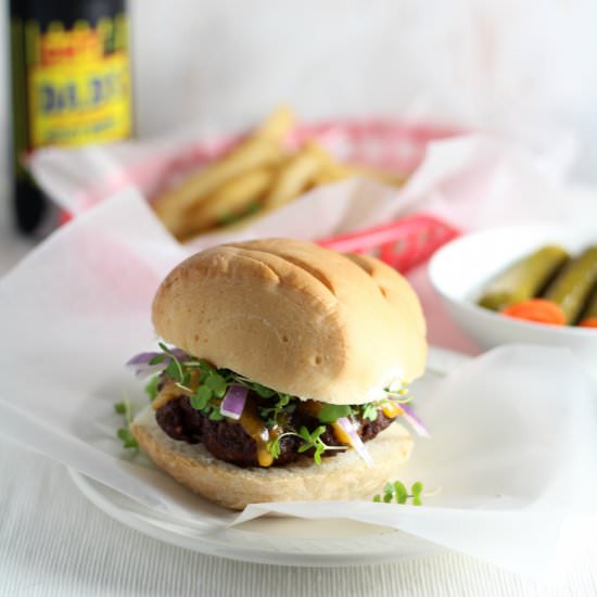 Sous Vide Beef Burgers - Recipe photo by SolidGoldEats