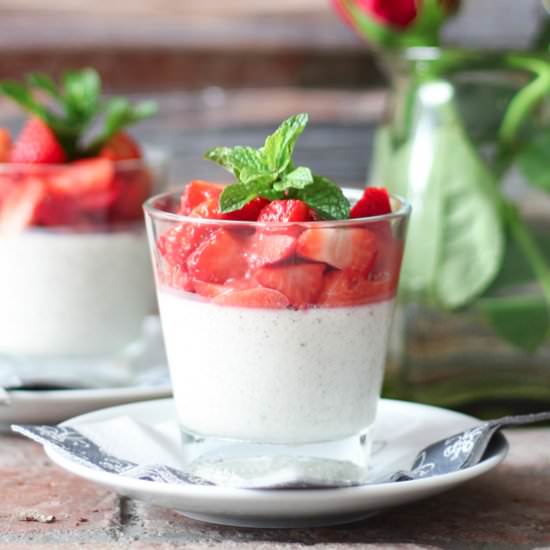 Vanilla Bean And Honey Kefir Panna - Recipe photo by Fermentedfoodlab