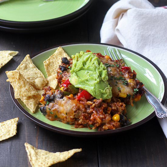 Easy Enchilada Casserole - Recipe photo by TiasKitchen