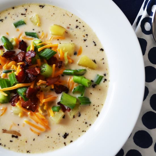 Loaded Baked Potato Soup - Recipe photo by WhiskingMama