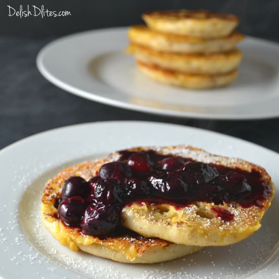 English Muffin French Toast - Recipe photo by DelishDlites