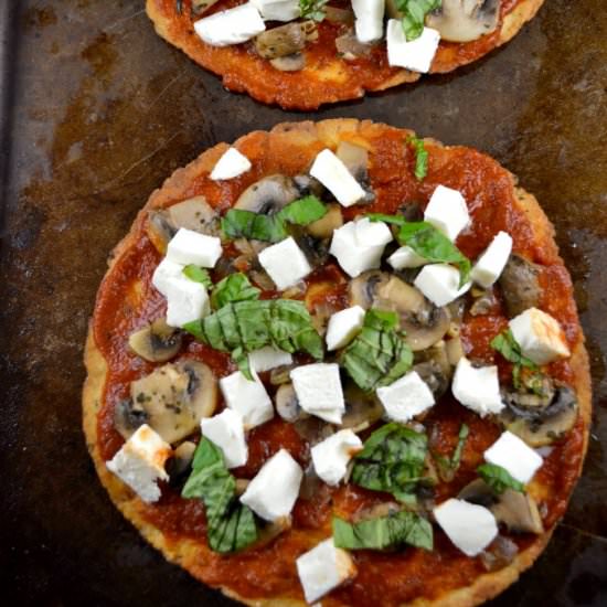 Vegetarian Lavash Pizza - Recipe photo by buildyourbite