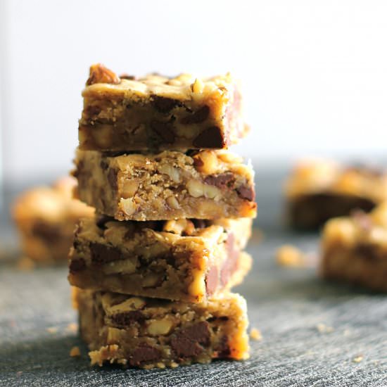 Brown Butter Bourbon Blondies - Recipe photo by justjfaye