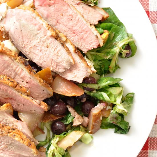 Duck breast, pears and gorgonzola - Recipe photo by cupcakesandcompany