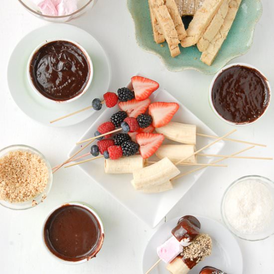 Slow Cooker Mini Chocolate Fondue - Recipe photo by boulderlocavore
