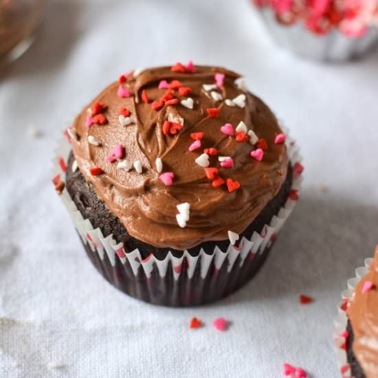 Chocolate Cupcakes for 2 - Recipe photo by SprinkledWithJules