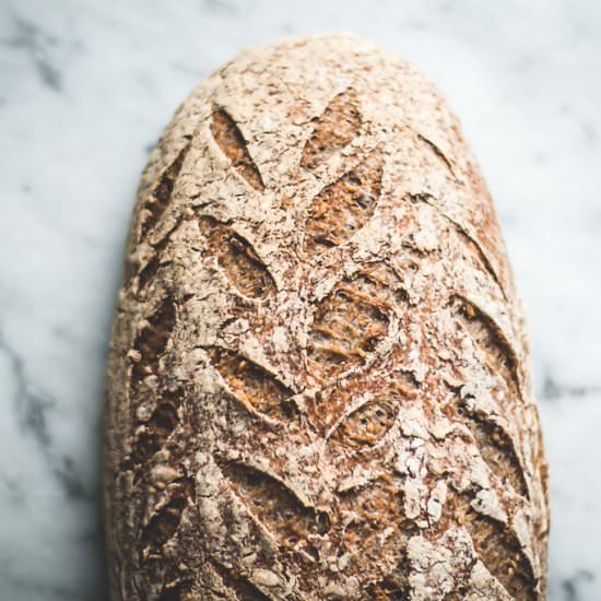 Seeded Gluten Free Sourdough Bread - Recipe photo by bakingmagique