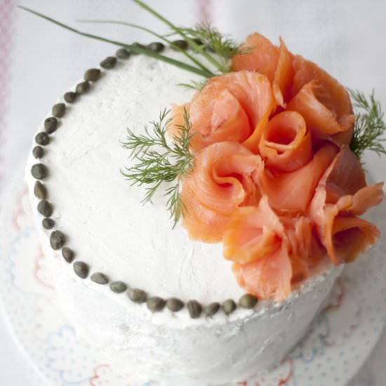 Smörgåstårta: Swedish Sandwich Cake - Recipe photo by thumpkin