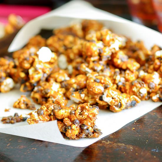 Caramel K Corn - Recipe photo by theyumyumfactor