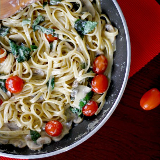 Creamy Mushroom Pasta - Recipe photo by thecravegallery