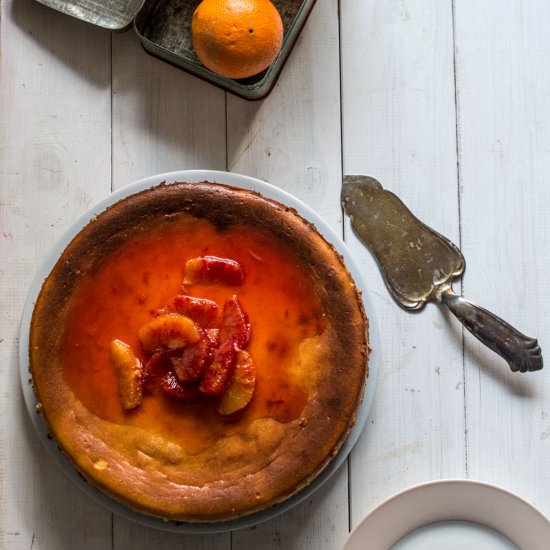 Blood Orange Cheesecake - Recipe photo by sugarthumb