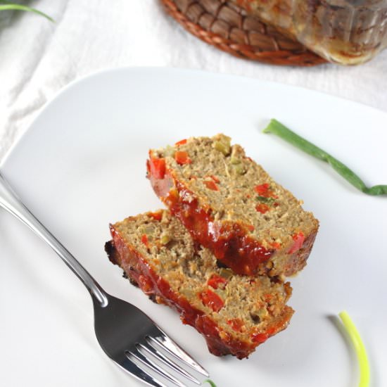 Asian Style Meatloaf - Recipe photo by Simply Playful Fare