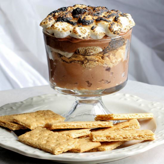 S’mores Brownie Cheesecake Dip - Recipe photo by TheKitchenWhisperer