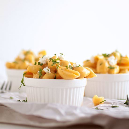 Butternut squash mac and cheese - Recipe photo by lifeasastrawberry