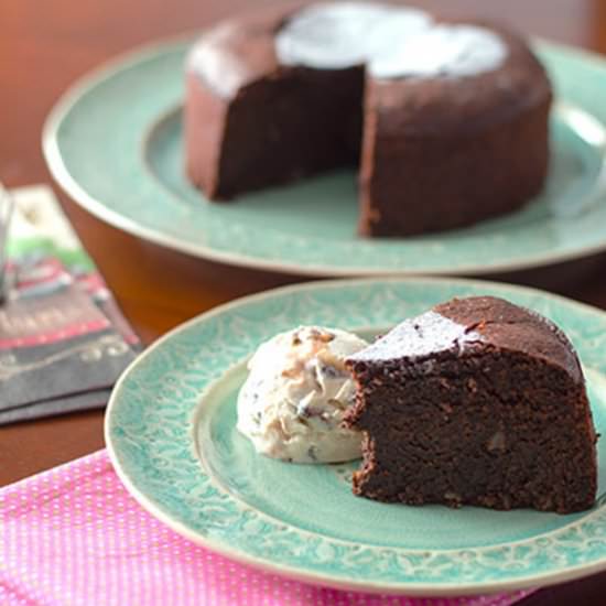 Flourless Poppy Seed Chocolate Cake - Recipe photo by Inner Harmony Nutrition