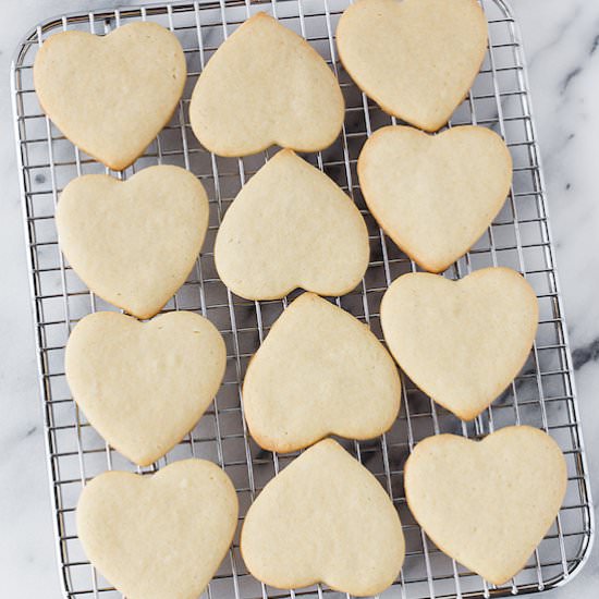 Cut Out Sugar Cookie Recipe - Recipe photo by bakelovegive