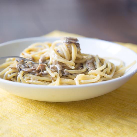 Mushroom Spaghetti - Recipe photo by PixelatedVicka