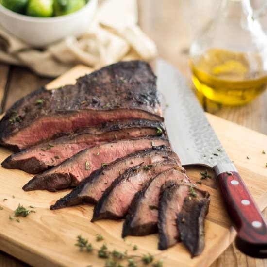 Grilled Beef Heart - Recipe photo by The Healthy Foodie