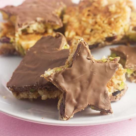 Coconut & Pistachio Hearts & Stars - Recipe photo by scrummy2610