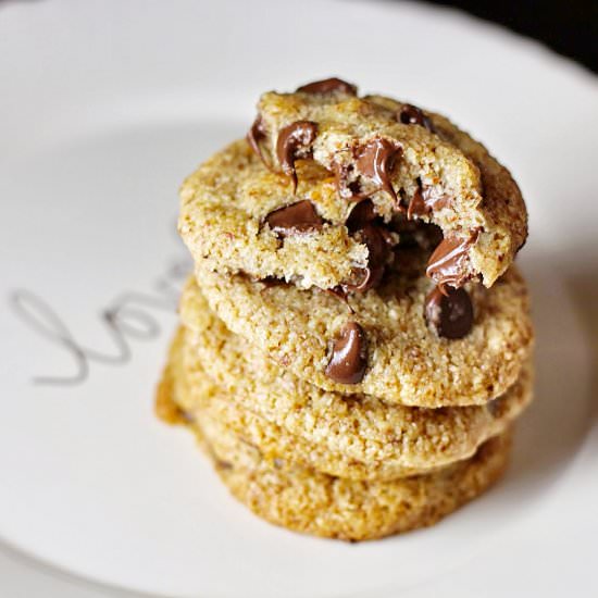 Grain-Free Chocolate Chip Cookies - Recipe photo by audreysapron