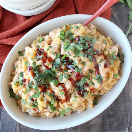 BBQ Chicken Mac & Cheese - Recipe photo by Whitney Bond