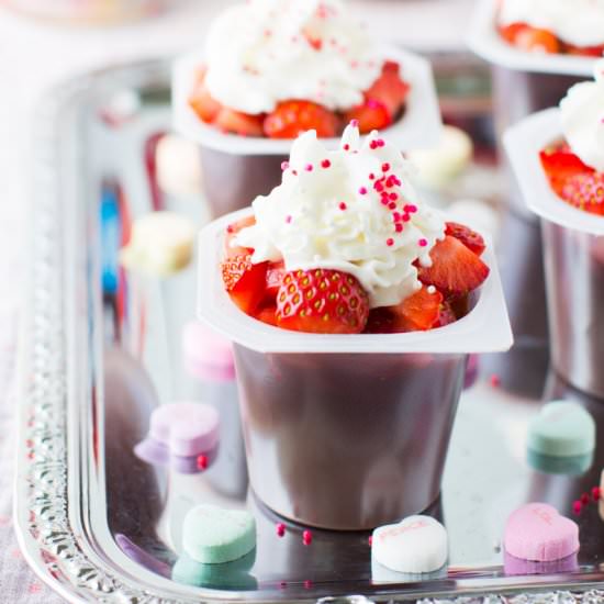 Valentine's Day Pudding Cups - Recipe photo by culinaryhill