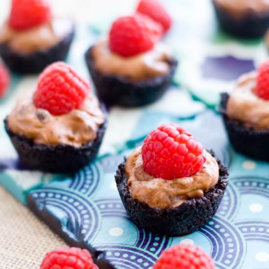 Mini Oreo Mousse Pies - Recipe photo by a latte food
