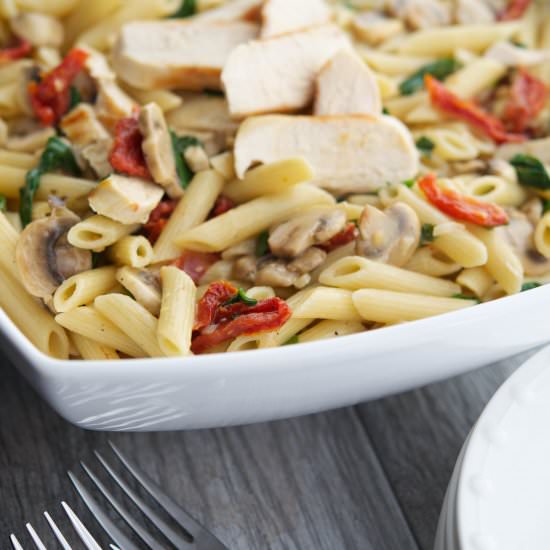 Penne with Grilled Chicken - Recipe photo by Carries Experimental Kitchen