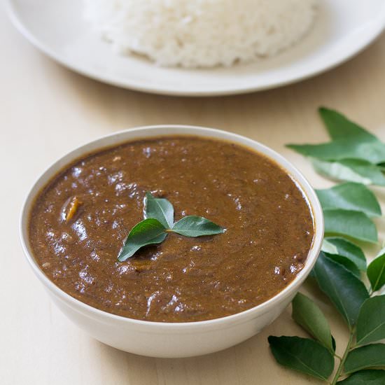 Curry leaves gravy - Recipe photo by Akila