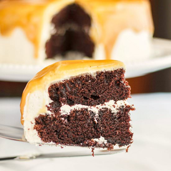 Coffee Buttercream Cake - Recipe photo by thecookiewriter