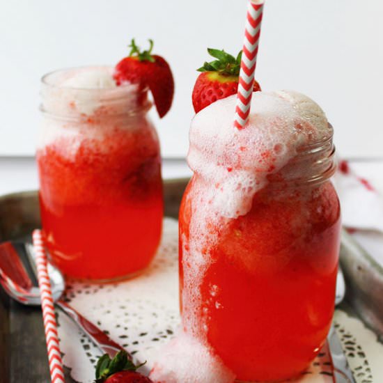 Strawberry Float - Recipe photo by countryside cravings