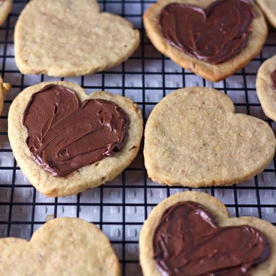 Chocolate Hazelnut Cookies - Recipe photo by erinblueburke