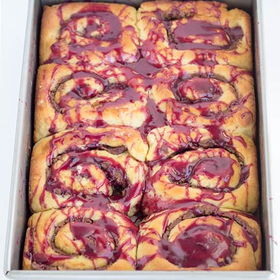 Peanut Butter and Nutella Rolls - Recipe photo by mmirnanda