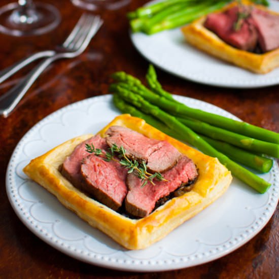 Beef Wellington Tarts - Recipe photo by tamingofthespoon