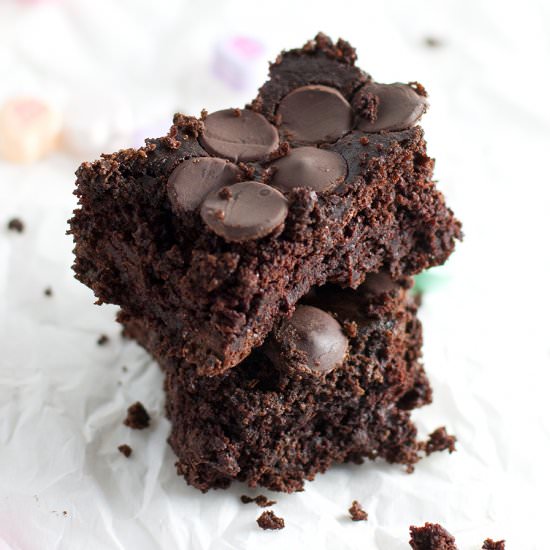 Gluten Free Flour-less Brownies - Recipe photo by kimshealthyeats